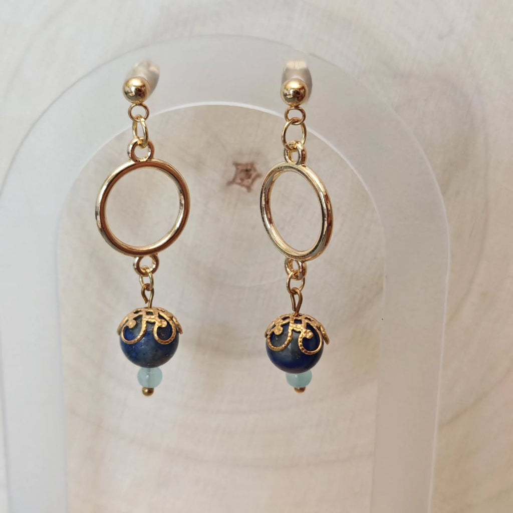 Lapis bleu et puces étoilées