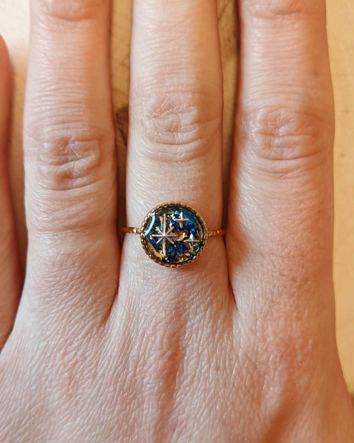 Bague ciel étoilé