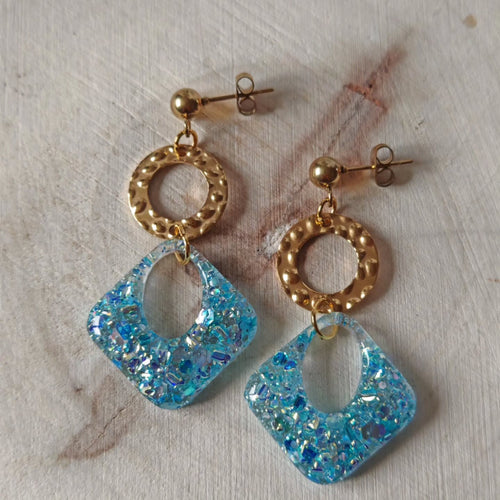 Losanges turquoise