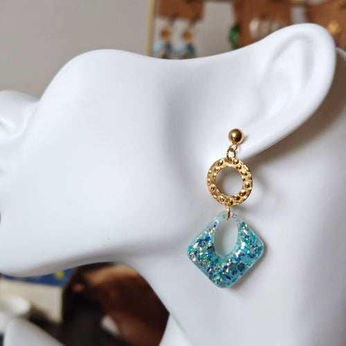 Losanges turquoise