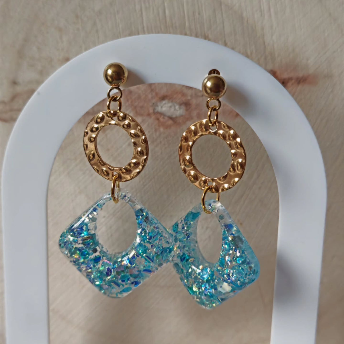 Losanges turquoise